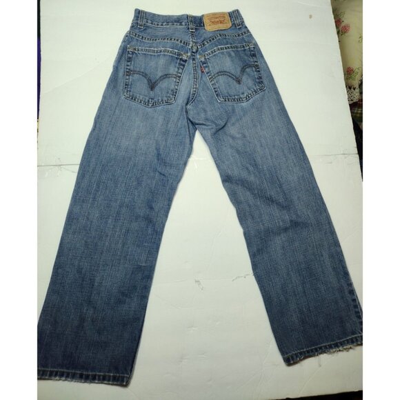 Levi's 569 Loose Straight Jeans Boys Size 23 x 25 Medium Wash Blue - Picture 3 of 7